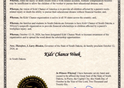 kids chance week 2026